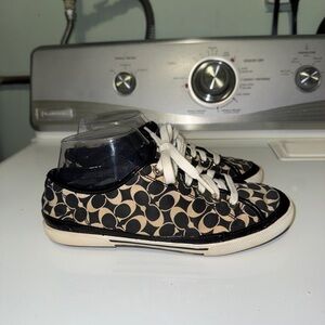 Y2k Vtg Coach Etta Canvas Sneakers